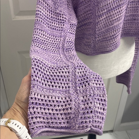 Lavender Knit Women's Sweater - Picture 3 of 11